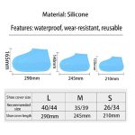 کاور کفش سیلیکونی ضد آب Waterproof silicone shoe cover