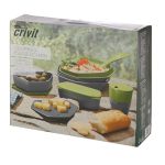 ظروف کوهنوردی و کمپینگ کریویت آلمان crivit Camping dining set